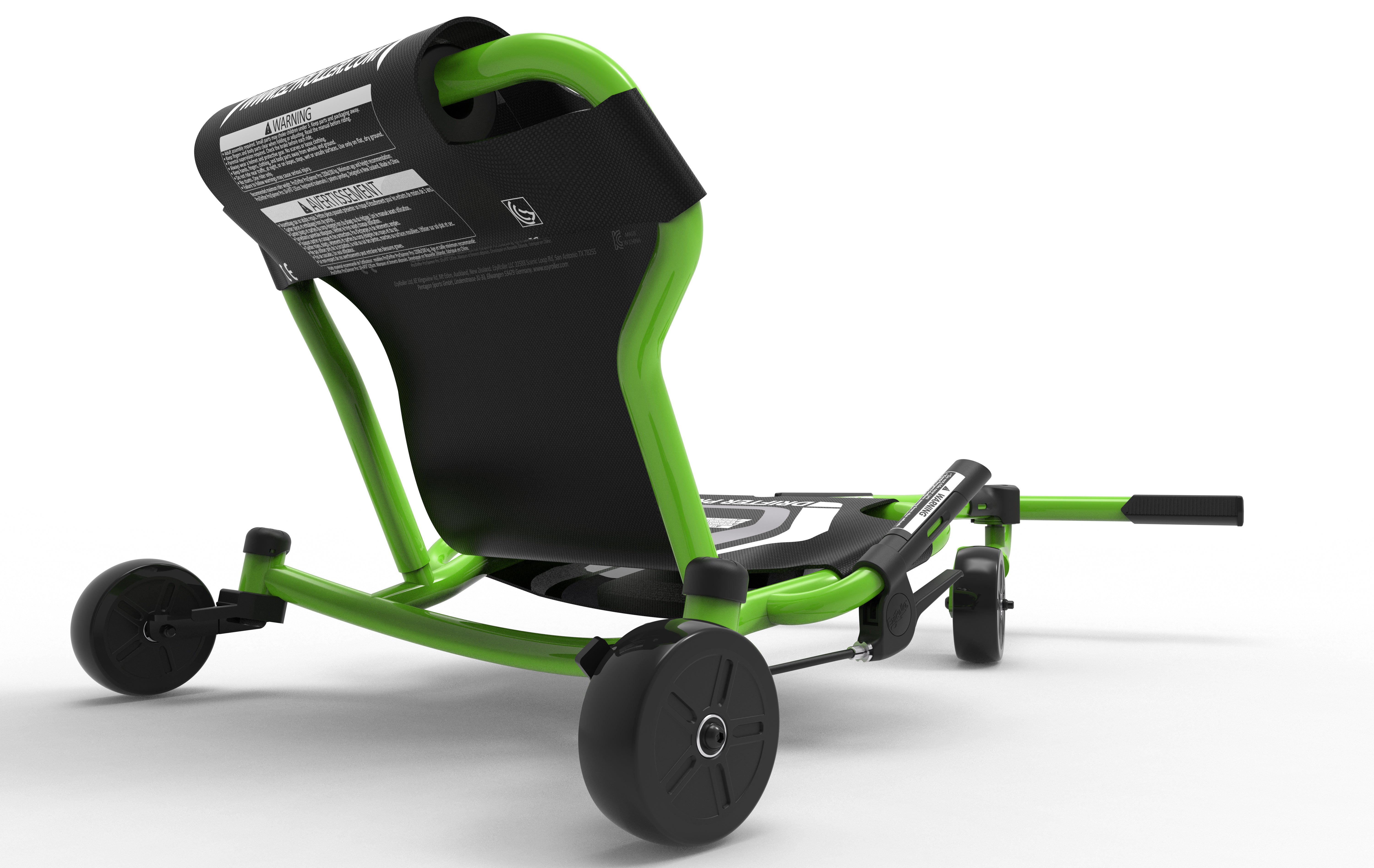 ezyroller-drifter-pro-x-lime-green-drift-kart-xl image 6