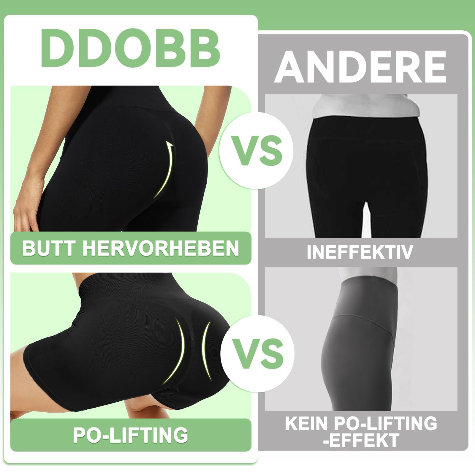 ddobb-radlerhose-damen-v-cross-scrunch-butt-nahtlos-kurz image 5